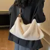 2026 Bolso Versátil para Mujer Bolso de Mano Casual Gran Capacidad para Viajar al Trabajo Felpa Invierno Nuevo Bolso Cruzado de un Solo Hombro