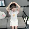 Camisón de verano para niña, de seda fina, estilo hada, para niña pequeña, pijama infantil, estilo princesa, ropa de casa, ropa de bebé con aire acondicionado