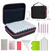 Caja de Almacenamiento para Pintura de Diamantes de Bajo Precio Herramienta de Almacenamiento y Clasificación de Embotellado Bolso de Mano Portátil Multi-Tamaño en stock