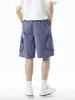 Anyang 2026 Verano Nuevos Pantalones Cortos de Trabajo con Cordón Cinco Bolsillos Multibolsillos Ligeros Transpirables Casuales de Longitud Media Transfronterizos
