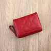 Fornecimento transfronteiriço direto da fábrica Carteira feminina doce estilo coreano, bolsa de mão curta com zíper, porta-moedas e porta-cartões simples de cor sólida