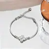 Pulseira de Trevo da Sorte de Alta Qualidade, Moda Simples, Joias de Madrepérola, Fabricante, Venda Direta no Atacado