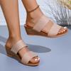 Sandalias para Mujer, Moda de Verano Estilo Hada Ropa para Exteriores, Zapatos de Cuña de Tacón Alto con Suela Gruesa para Mujer 1418-737