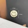 Acessórios Coloridos de Resina com Rosto Sorridente Grampo de Cabelo com Fundo Plano Capa de Celular Aplique Flor para Sapato Material Redondo com Gotejamento de Óleo Joias DIY
