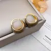 Pendientes de Trébol de Cuatro Hojas Maillard de Aguja de Plata Estilo Hong Kong Retro Elegantes Pendientes para el Trabajo Moda Femenina Lujo Ligero Pendientes de Gama Alta