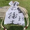 Bolsa de Tela con Cordón Pequeño, Bolsa de Algodón, Bolsa de Regalo de Moda con Fondo pero Sin Lados, Bolsa de Regalo, Bolsa de Tela con Cordón, Bolsa para Joyería