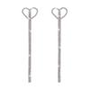 Amazon novo tassel strass acessórios simples ins estilo brincos moda amor brincos brincos femininos