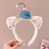 Diadema de Felpa Linda Otoño Invierno para Niños Dulce Dibujo Animado Domador de Cabello Diadema Estilo Coreano Exquisito Pasador para el Cabello Goma para el Cabello Accesorios para el Cabello