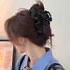 Pinza de Pinza de Burbuja Nube de Tela Plisada Flash para Cabello de Mujer Otoño e Invierno Pinza de Tiburón Grande Accesorios para el Cabello