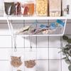 Estante de Almacenamiento de Cocina Japonés Colgante para Gabinete Estante Colgante para Gabinete Artefacto para Dormitorio Estante de Almacenamiento por Capas para Armario Cesta Colgante Debajo de la Mesa