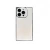 Funda de Teléfono de Cuero con Purpurina Fina Cuadrada Adecuada para Apple 16Promax Creativa 15 Agujeros Finos 14 Niñas 13Promax