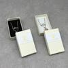 Collar de Lazo Anillo Aretes Pulsera Caja de Empaque Caja de Joyería Caja de Joyería Fabricante de Joyería al por Mayor 5*8 Nacarado
