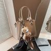 Bolso de mano informal para mujer, nuevo, de moda, para temporada, principios de primavera, sencillo, combinable con todo, bolso bandolera de tela.