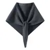 Bufanda triangular de cachemira, calentador de cuello tejido para mujer, chal de nuevo estilo otoño/invierno, bufanda de abrigo, pañuelo cuadrado pequeño