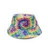 Sombrero de pescador de doble cara, con estampado europeo y americano, con explosiones transfronterizas, estampado de plantas tropicales, 2024.