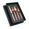 Vajilla de acero inoxidable con columna romana transfronteriza, cuchillo, tenedor y cuchara, relieve nórdico, retro, hotel, cuchillo y tenedor para bistec, juego de cubiertos de 4 piezas