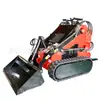 Cargador Compacto Mini Tracción en las Cuatro Ruedas Carretilla Elevadora Pequeña Construcción Decoración de Interiores Demolición Todo en Uno Múltiples Accesorios Carretilla Elevadora Pequeña