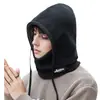 Gorros de Ciclismo para Otoño e Invierno para Hombres y Mujeres, Mascarillas Calientes y Engrosadas, Capuchas a Prueba de Frío y Viento, Gorros Lei Feng Integrados que se Pueden Usar con Cascos