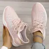 Zapatos Deportivos para Mujer de Malla Transpirable Rosa, Zapatos Casuales Ligeros Antideslizantes, Zapatos para Estudiantes Nuevos, Tallas Grandes 36-41 4243