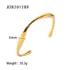 Anillo de Perla Imitación Barroca Jieding Acero de Titanio Pulsera Abierta que No se Desvanece Joyería de Acero Inoxidable de Alta Gama para Mujeres