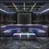 Estilo industrial bar Qingba música barbacoa tienda de té con leche tarjetero KTV sofá tema hotel tarjetero mesa de centro combinación
