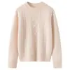 Suéter 100% lana pura, engrosado para niños, con cuello medio alto, tejido con un patrón trenzado, apto tanto para niños como para niñas, y disponible en tallas para niños pequeños y mayores.