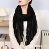 Cachecol Plissado de Algodão e Linho Cor Sólida Estilo Japonês para Outono e Inverno, Lenço de Seda Versátil Artístico Vintage, Xale Quente com Efeito Amassado para Proteção Solar Feminino