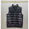 Marca M Versión Alta Chaleco Acolchado Negro para Hombre Empalmado Resistente al Frío Casual Versátil En Stock
