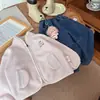 [En Stock] Qw269250 Chaqueta Polar para Niñas Kidsren 206 Otoño e Invierno Chaqueta de Forro Polar con Cuello Alto para Niñas