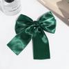 Moda Transfronteriza Retro Simple Horquilla Cinta de Tela Lazo Clip Pico de Pato Accesorios para el Cabello de Satén de Alta Gama Clip