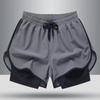 Verão 2024 Novo estilo coreano shorts esportivos fitness da moda masculinos grandes e elegantes shorts Ruan bonitos
