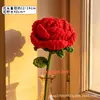 Transfronterizo de un solo paso campeonato inauguración festival escolar escolar regalos hechos a mano producto terminado ganchillo hilo de hielo girasol gigante rosa