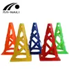 Novo 23cm oco logotipo barril rolo patinando pilha de flores plana 23cm logotipo cone futebol obstáculo à prova de vento
