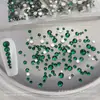 Acessórios de Nail Art Esmeralda Ss3Ss4 Cristal Plano Diamante DIY Pacote de Material para Unhas Usável Diamante de Nail Art Lote Inteiro Brilho