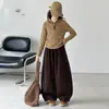 Conjunto de Top Listrado e Calça Wide Leg Estilo Coreano para Meninas Primavera e Outono 2026 Novo Conjunto de Duas Peças para Crianças Mais Velhas, Moderno e Casual