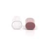 Fabricantes de Shantou atacado cosméticos material de embalagem de tubo de gloss labial transparente 12ml oval plástico brilho labial tubo vazio tampa rosa