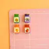 Frascos de geleia em miniatura de resina simulada, componentes de acessório DIY, materiais de cola de creme feitos à mão, decorações variadas de brinquedos de comida