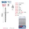 Material S2 especial para linha de produção automática SGS Alta dureza magnética slot curto cabeça dupla Phillips cabeça chave de fenda