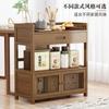 Mesa de centro, Gabinete lateral, Gabinete de almacenamiento estilo chino nuevo, Gabinete de almacenamiento de té, Sala de estar con almacenamiento de cajones, Carrito de té, Juego de té, Estante para té