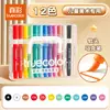 Marcador Acrílico Color Verdadero Punta Suave Lavable para Niños Especial para Arte de Escuela Primaria Bolígrafo de Acuarela Opaco y Apilable