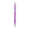 Fabricantes transfronterizos metal push aluminio bolígrafo publicidad letras impresión logo multicolor diagonal doble espiral