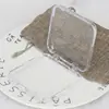 Caixa de embalagem para armazenamento de unhas postiças acrílica de alta transparência, portátil, espessa, transparente, caixa de exibição de produto acabado requintada, 28 gramas, atacado
