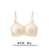 Año del Zodiaco Ropa Interior Push-Up Pecho Pequeño Sujetador sin Costuras sin Varillas Encaje Copa Fija Todo en Uno Hermosa Espalda Sujetador de Chica