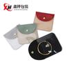 Couro PU suporte transparente anel de impressão bolsa de armazenamento de colar bolsa pulseira de ouro LOGO mudança Bolsa de joias PVC