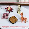 Ímã de geladeira feito sob medida Medalha em formato especial Imitação de esmalte Tinta Cola Animação Distintivo Escolar Feito sob medida Distintivo de Trabalho em Equipe de Classe