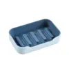 Guanghua Silicone Caixa de Sabão Bicolor Banheiro Banheiro Cozinha Drenagem Simples Antiderrapante Bancada de Lavagem Dreno Porta-Sabão