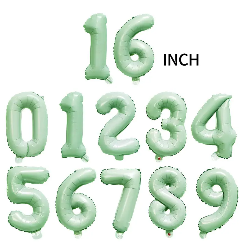绿色数字组合