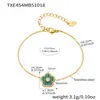 Mili Cristal Natural Piedra Tallada Engaste de Garras Ovalado Collar Pulsera Alta Calidad Flor de Cinco Pétalos Completa Diamante Circonita Joyería