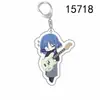 Colgante del anime "Bocchi the Rock!"Presentando a Bocchi-chan y Nika Nika, con expresiones geniales, adecuado para mochilas y como un llavero exquisito"