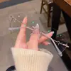 Estilo Desejo Puro Óculos Transparentes Puros de Borda Cortada, Limpos e Requintados, Que Mudam de Cor, Multifacetados, Emagrecimento Facial, Sem Aro Popular Ultraleve 801